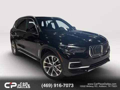 Black 2023 BMW X5 xDrive45e Sport Utility 4D for sale in Addison, TX