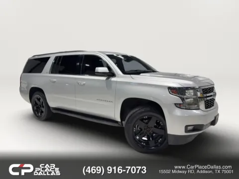 Silver 2016 Chevrolet Suburban LT Sport Utility 4D for sale in Addison, TX