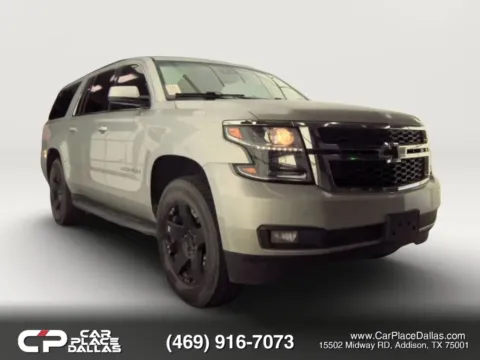 Silver 2016 Chevrolet Suburban LT Sport Utility 4D for sale in Addison, TX