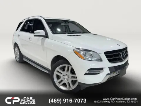 White 2014 Mercedes-Benz M-Class ML 350 Sport Utility 4D for sale in Addison, TX