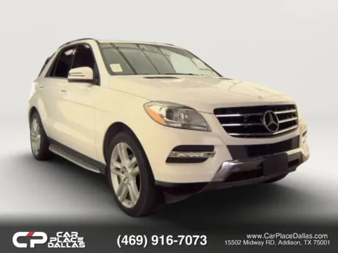 White 2014 Mercedes-Benz M-Class ML 350 Sport Utility 4D for sale in Addison, TX