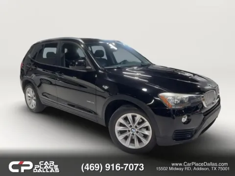 Black 2017 BMW X3 xDrive28i Sport Utility 4D for sale in Addison, TX
