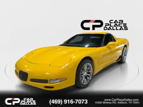 Another view of 2003 Chevrolet Corvette Z06 Coupe 2D for sale in Addison, TX at Car Place Dallas