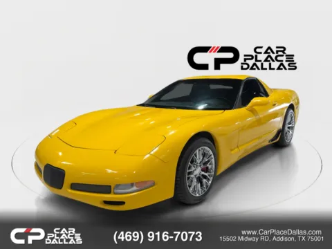 Another view of 2003 Chevrolet Corvette Z06 Coupe 2D for sale in Addison, TX at Car Place Dallas