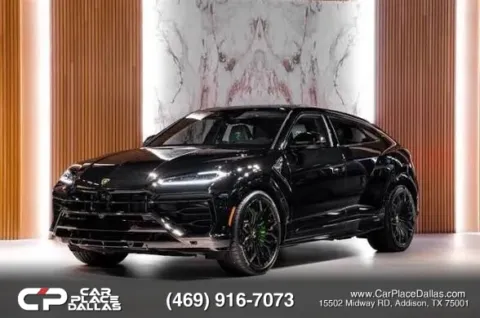 Black 2025 Lamborghini Urus SE Sport Utility 4D for sale in Addison, TX