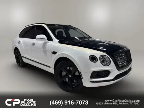White 2017 Bentley Bentayga W12 Sport Utility 4D for sale in Addison, TX