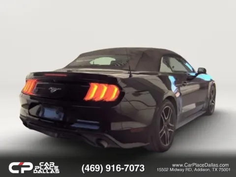 Another view of 2018 Ford Mustang EcoBoost Premium Convertible 2D for sale in Addison, TX at Car Place Dallas