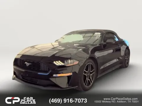Photos of 2018 Ford Mustang EcoBoost Premium Convertible 2D for sale in Addison, TX at Car Place Dallas