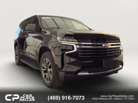 Blue 2021 Chevrolet Tahoe LT Sport Utility 4D for sale in Addison, TX