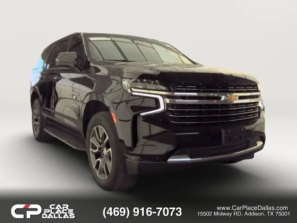 Blue 2021 Chevrolet Tahoe LT Sport Utility 4D for sale in Addison, TX