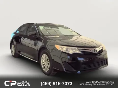 Black 2012 Toyota Camry LE Sedan 4D for sale in Addison, TX