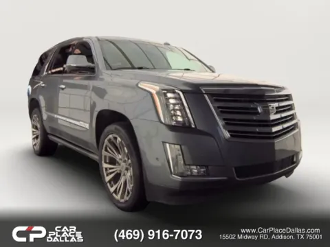 Gray 2018 Cadillac Escalade Platinum Sport Utility 4D for sale in Addison, TX