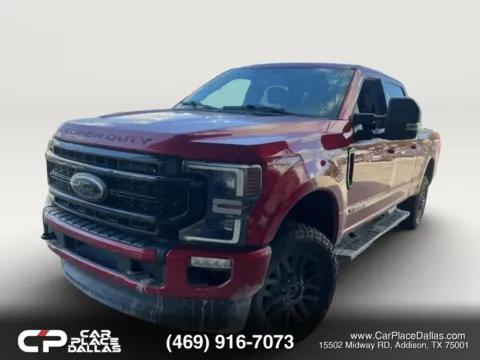 Photos of 2021 Ford F250 Super Duty Crew Cab Lariat Pickup 4D 6 3/4 ft for sale in Addison, TX at Car Place Dallas