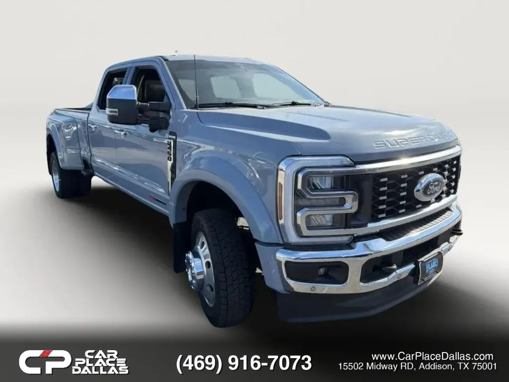 Gray 2026 Ford F450 Super Duty Crew Cab King Ranch Pickup 4D 8 ft for sale in Addison, TX