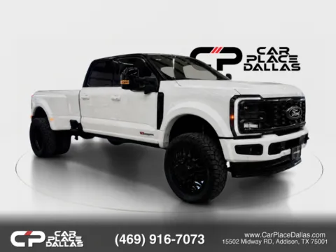 White 2027 Ford F450 Super Duty Crew Cab Platinum Pickup 4D 8 ft for sale in Addison, TX