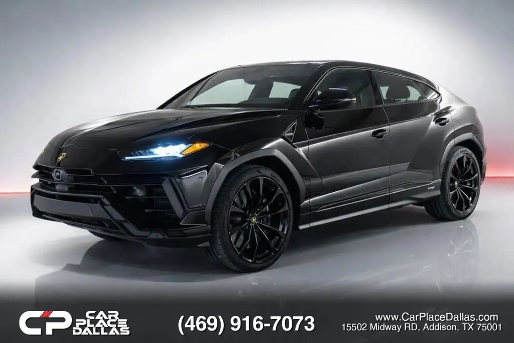 Black 2023 Lamborghini Urus S V8,AWD,NAV,CAM,DIGITAL COCKPIT,LOW MILES,13 SVC RECORDS for sale in Addison, TX