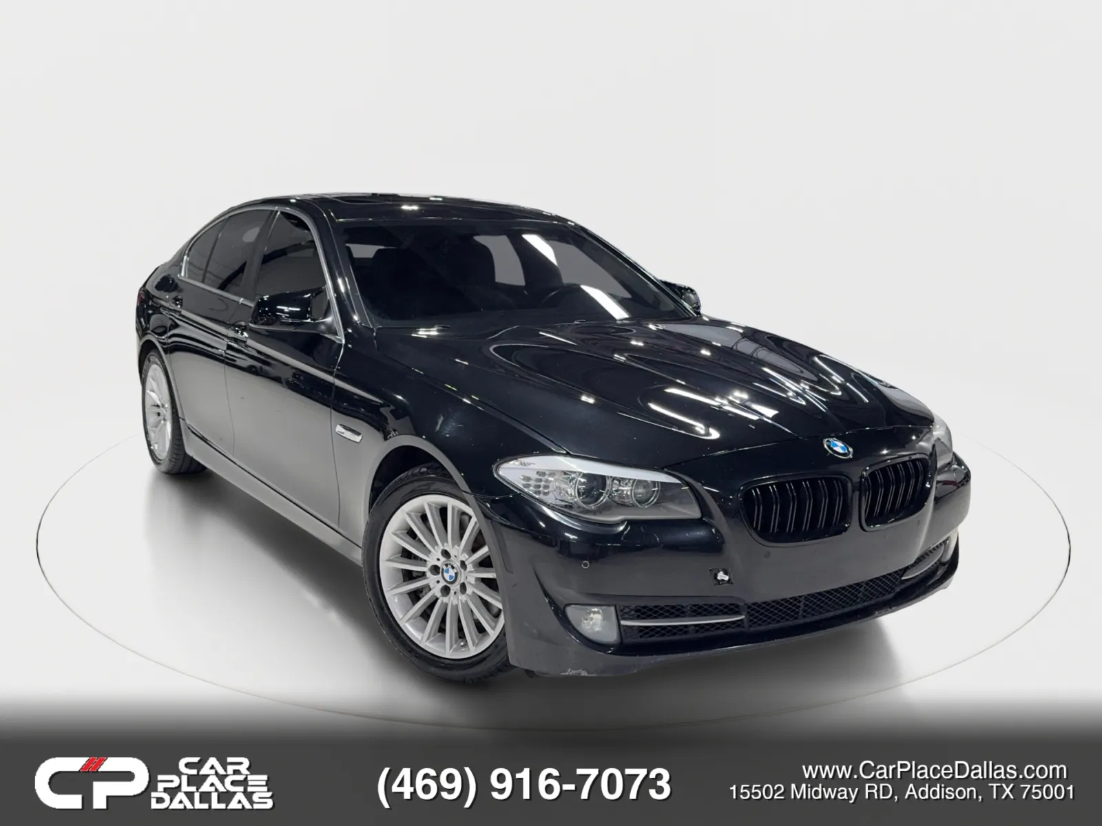 Black 2011 BMW 5 Series 535i Sedan 4D for sale in Addison, TX