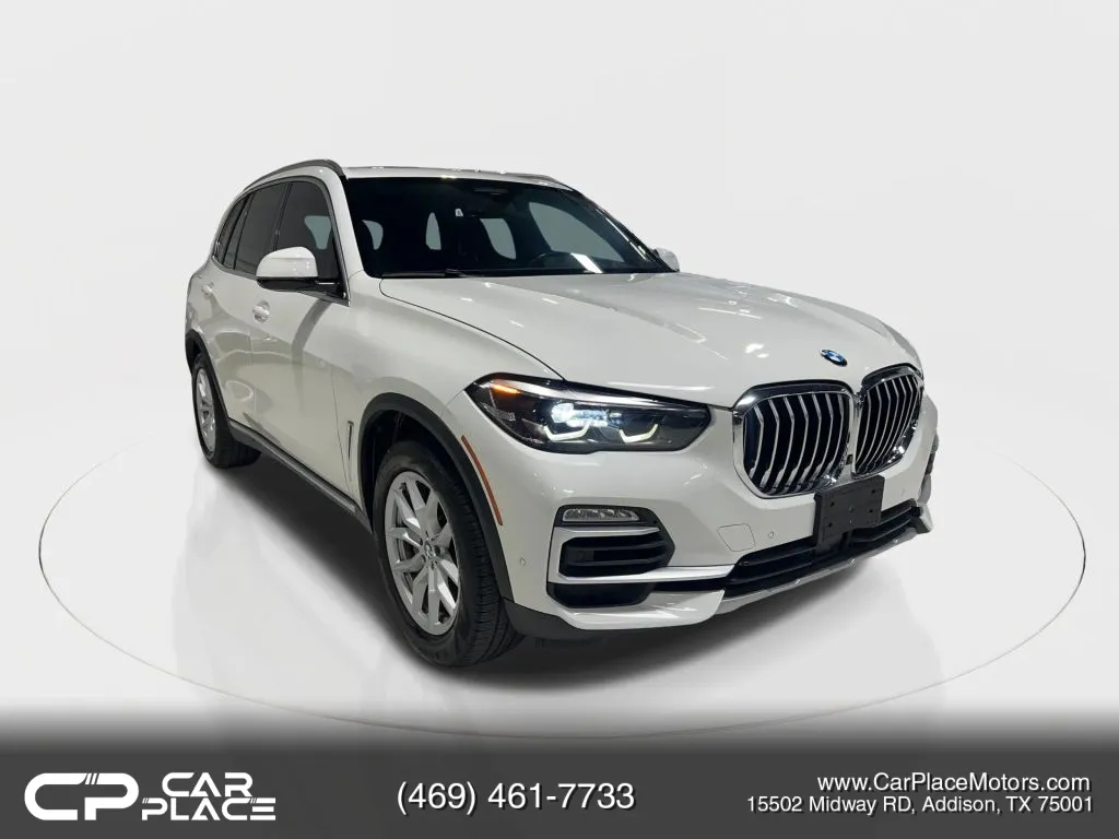 White 2019 BMW X5 xDrive40i Sport Utility 4D for sale in Addison, TX