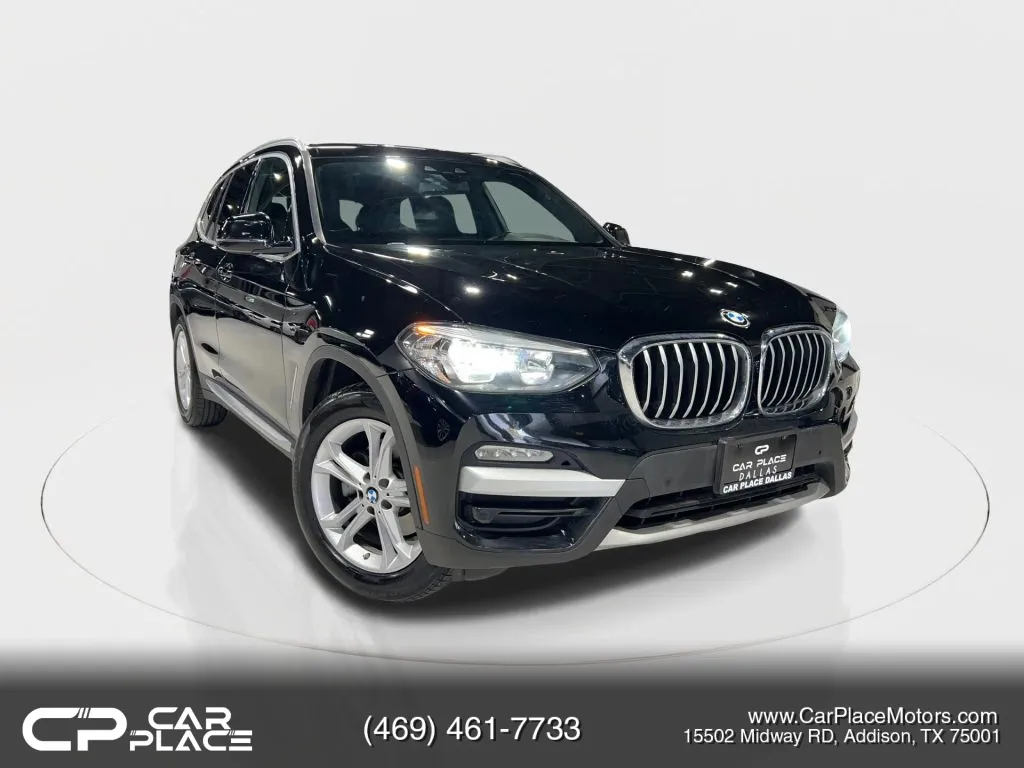 Black 2019 BMW X3 sDrive30i Sport Utility 4D for sale in Addison, TX
