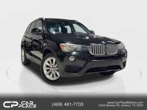 Black 2016 BMW X3 xDrive28i Sport Utility 4D for sale in Addison, TX