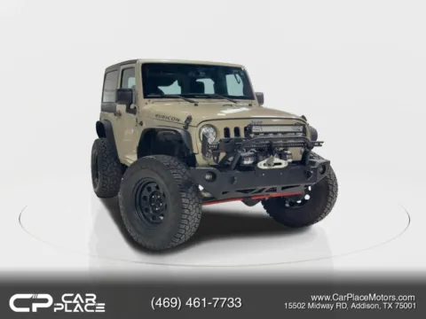 Brown 2018 Jeep Wrangler Rubicon (JK) Sport Utility 2D for sale in Addison, TX
