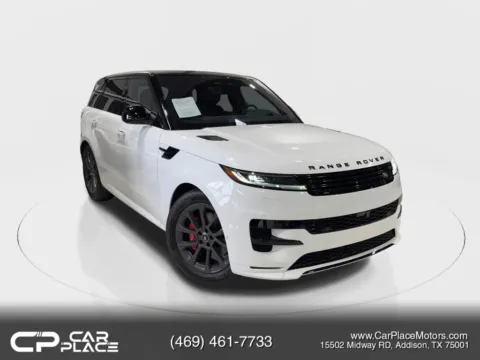 White 2023 Land Rover Range Rover Sport P400 SE Dynamic Sport Utility 4D for sale in Addison, TX