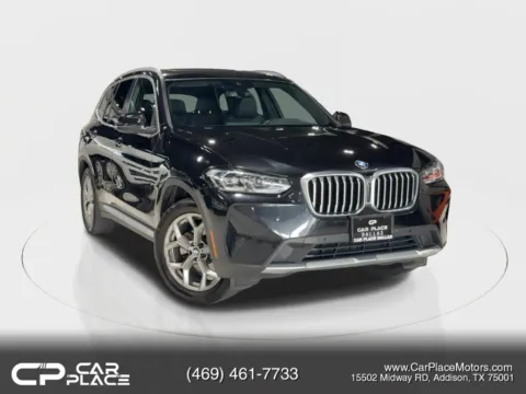 Black 2023 BMW X3 xDrive30i Sport Utility 4D for sale in Addison, TX