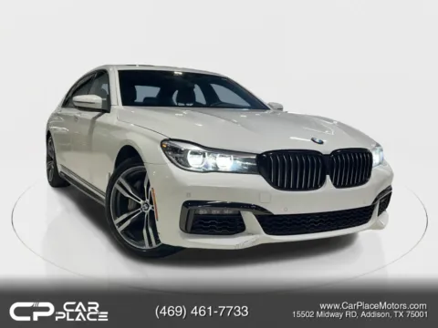 White 2019 BMW 7 Series 740i Sedan 4D for sale in Addison, TX