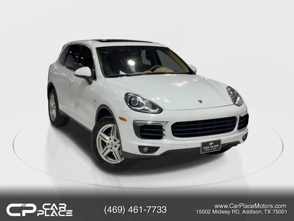 White 2015 Porsche Cayenne S E-Hybrid Sport Utility 4D for sale in Addison, TX