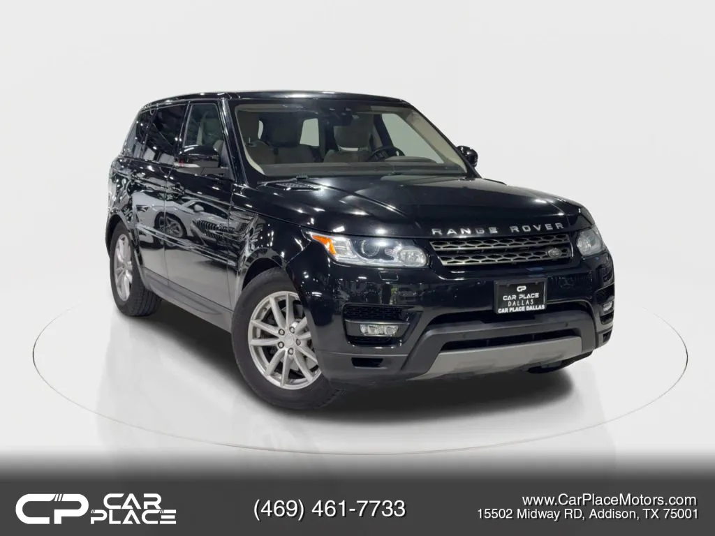 Black 2017 Land Rover Range Rover Sport SE Sport Utility 4D for sale in Addison, TX