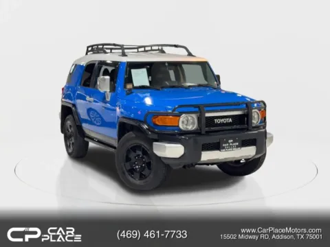 Blue 2007 Toyota FJ Cruiser Sport Utility 2D for sale in Addison, TX
