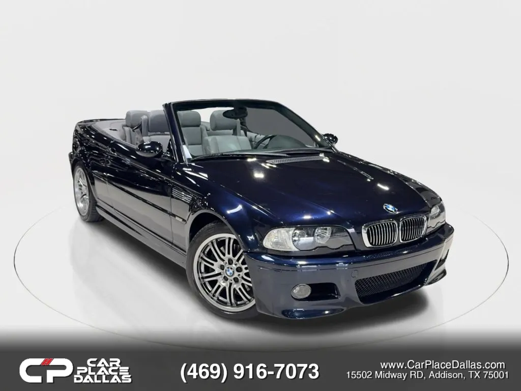 Blue 2003 BMW M3 Convertible 2D for sale in Addison, TX