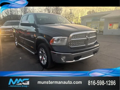 Blue 2016 Ram 1500 Laramie for sale in Blue Springs, MO