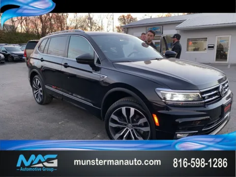 Black 2021 Volkswagen Tiguan 2.0T SEL Premium R-Line for sale in Blue Springs, MO