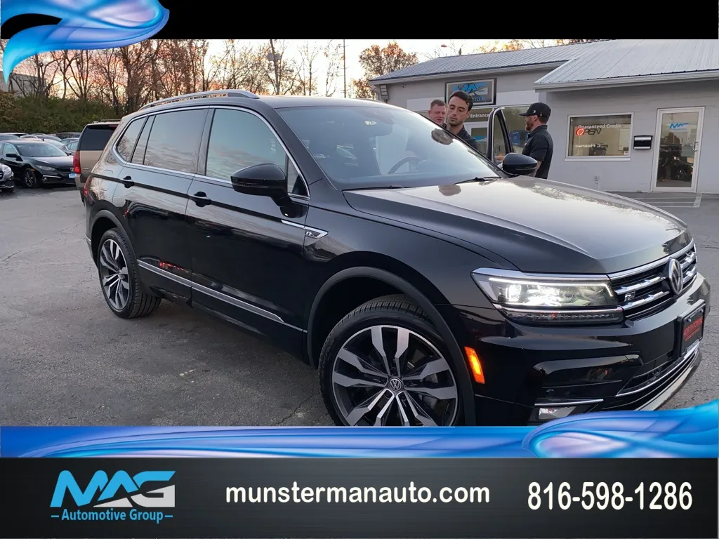 Black 2021 Volkswagen Tiguan 2.0T SEL Premium R-Line for sale in Blue Springs, MO