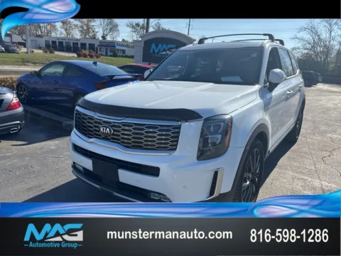 White 2021 Kia Telluride SX for sale in Blue Springs, MO