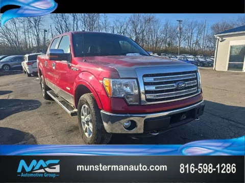 Red 2013 Ford F-150 Lariat for sale in Blue Springs, MO