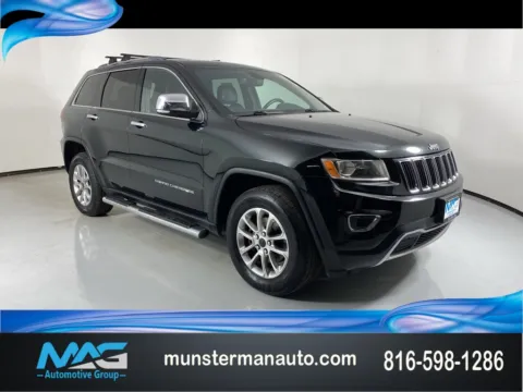 Black 2014 Jeep Grand Cherokee Limited for sale in Blue Springs, MO