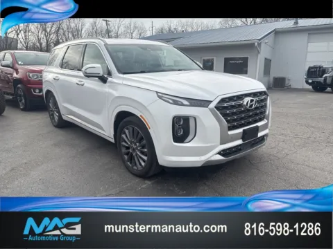 White 2020 Hyundai Palisade Limited for sale in Blue Springs, MO