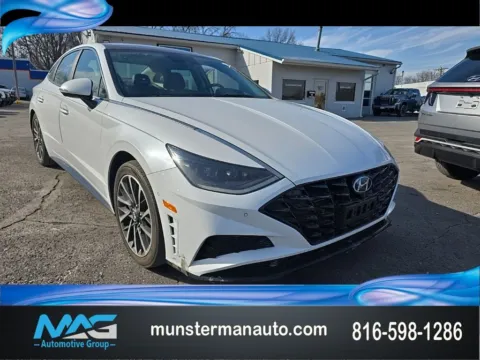 White 2020 Hyundai Sonata Limited for sale in Blue Springs, MO