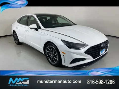 White 2020 Hyundai Sonata Limited for sale in Blue Springs, MO