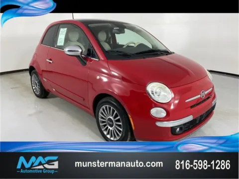 Red 2013 Fiat 500 Lounge for sale in Blue Springs, MO