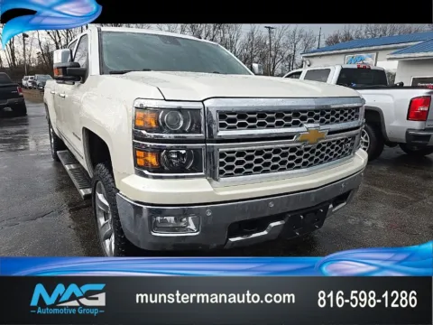 White 2015 Chevrolet Silverado 1500 LTZ for sale in Blue Springs, MO