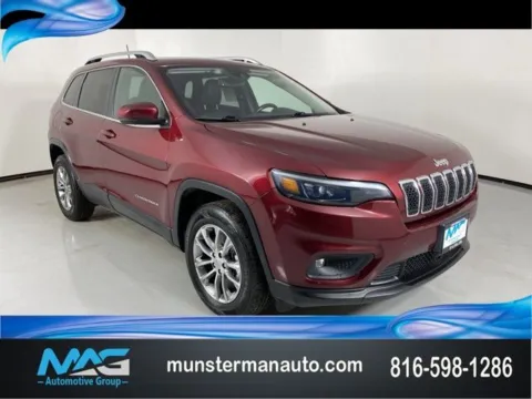 Red 2021 Jeep Cherokee Latitude Lux for sale in Blue Springs, MO