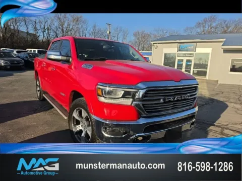 Red 2019 Ram 1500 Laramie for sale in Blue Springs, MO