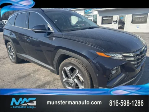 Blue 2022 Hyundai Tucson Hybrid Limited for sale in Blue Springs, MO