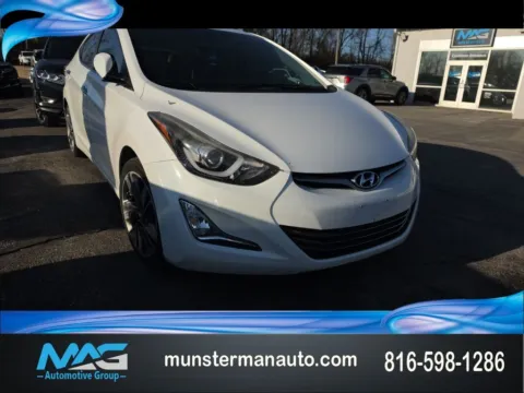 White 2014 Hyundai Elantra Limited for sale in Blue Springs, MO