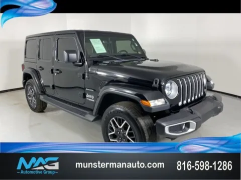 Black 2020 Jeep Wrangler Unlimited Sahara for sale in Blue Springs, MO
