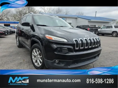 Black 2015 Jeep Cherokee Latitude for sale in Blue Springs, MO