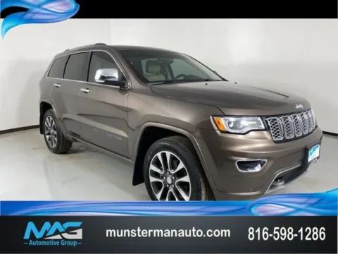 Brown 2017 Jeep Grand Cherokee Overland for sale in Blue Springs, MO
